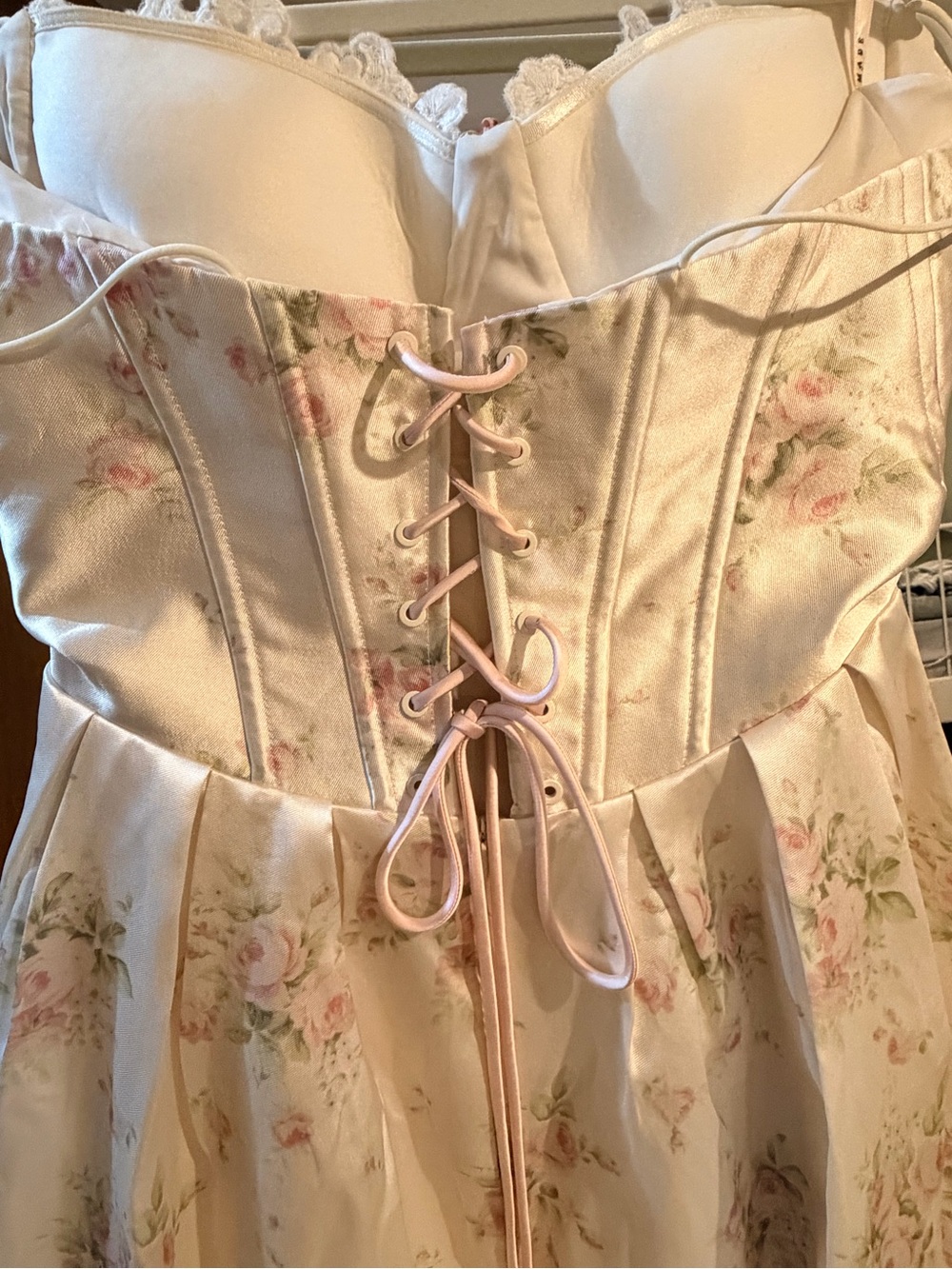 LaceMade Love Flowers Corset Dress - Picture 7 of 8